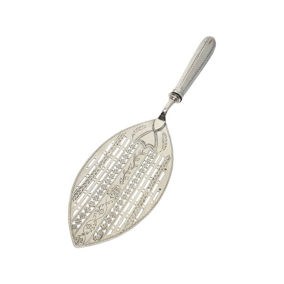 Antique Georgian William Abdy London Sterling Silver Pie Server #18209 - Picture 1 of 10